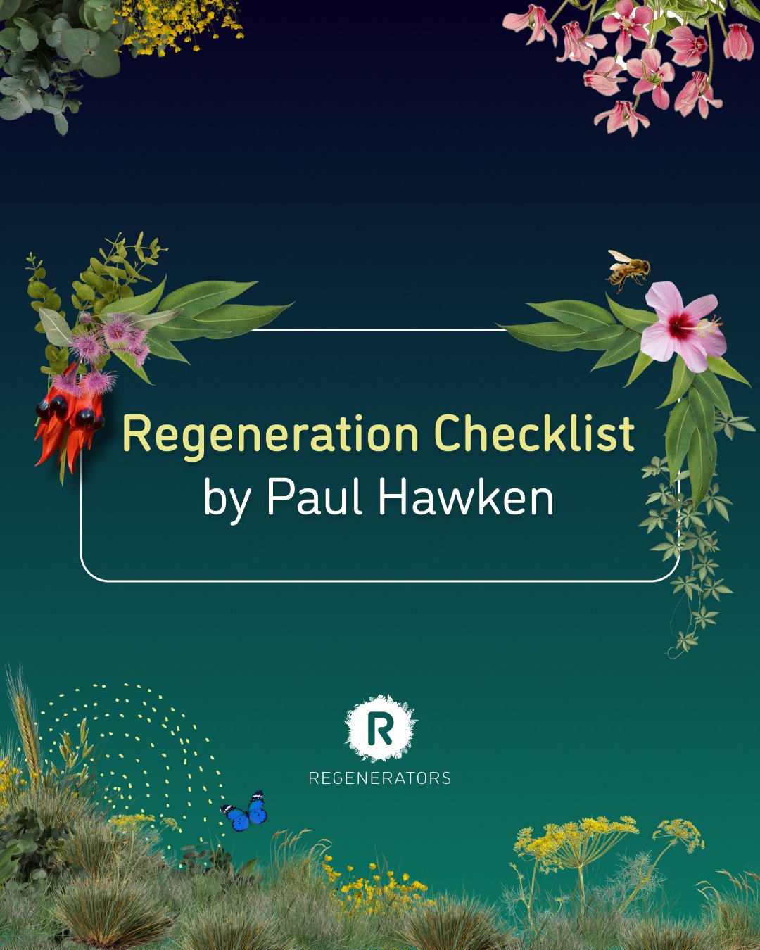 Regeneration checklist 1